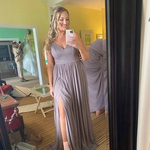 Azazie Bridesmaid Dress Hazelnut